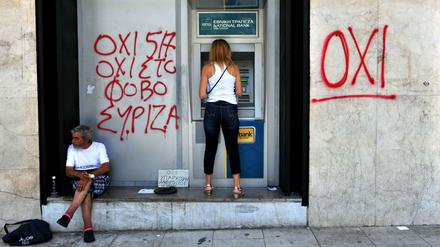 Am Tag danach. Am Montag nach dem Referendum fragen sich viele Griechen, wie es jetzt wohl weitergehen mag. 