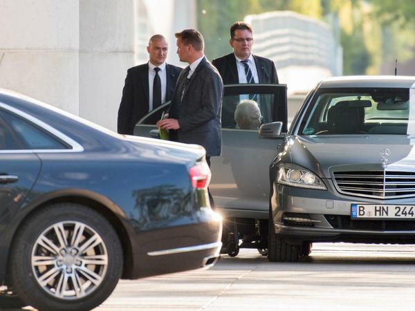 Auch Bundesfinanzminister Wolfgang Schäuble nahm am Dienstag an dem Treffen der Koalitionsspitzen im Kanzleramt teil. 