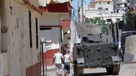 In der libanesischen Küstenstadt Tripoli kämpfen Assad-Anhänger und -Gegner gegeneinander.