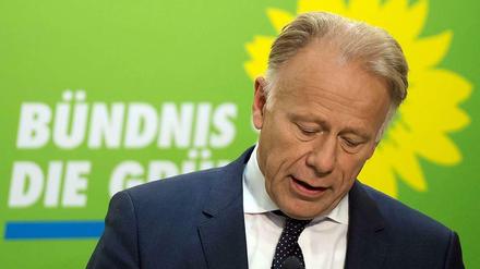 Jürgen Trittin, Spitzenkandidat der Partei Bündnis 90/ Die Grünen, steht wegen der Pädophilie-Debatte in der Kritik.
