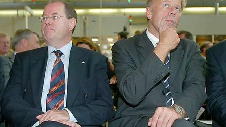 Passt das? Peer Steinbrück, Kanzlerkandidat der SPD, und Jürgen Trittin einer der beiden Spitzenkandidaten der Grünen.