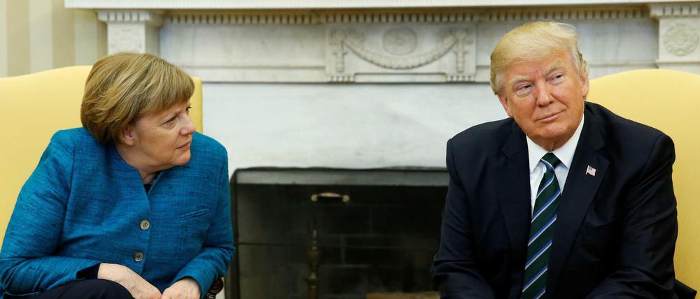 Bundeskanzlerin Angela Merkel und US-Präsident Donald Trump fanden nie einen Draht zueinander.