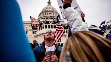 Chaos in Washington: Aufgebrachte Trump-Anhänger stürmen das Kapitol