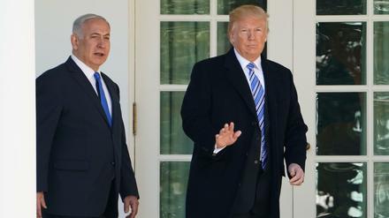 Zum Handelsstreit äußerte sich US-Präsident Donald Trump während eines offiziellen Treffens mit Israels Premier Benjamin Netanjahu. 