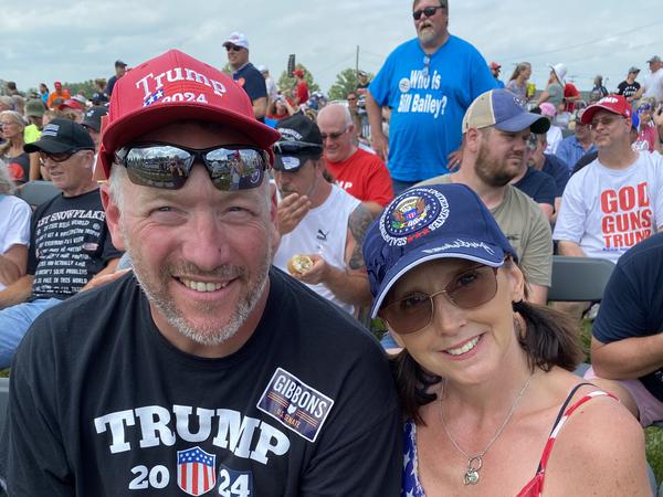 Große Trump-Fans: Kelly Smither und ihr Ehemann