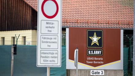 Auch die Oberpfalz würde unter einem Abzug leiden. Eingang zum US-Truppenübungsplatz in Grafenwöhr.