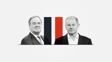 Armin Laschet und Olaf Scholz wollen beide die kommende Bundesregierung führen.