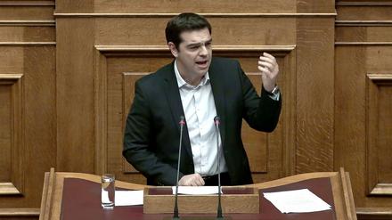 Noch Oppositionsführer Alexis Tsipras.
