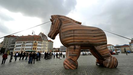 TTIP als Trojanisches Pferd für die Lobby? Die deutschen Interessensvertreter sagen, sie machten nur Vorschläge.