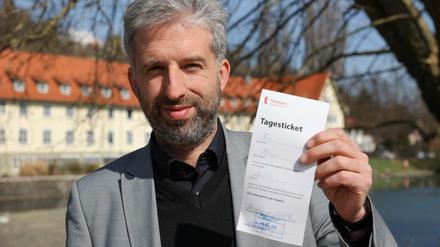 Tübingens Oberbürgermeister Boris Palmer und sein „Tagesticket“