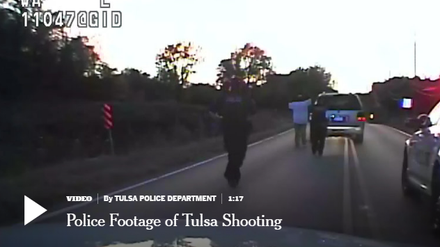 Von der Polizei veröffentlichte Videos zeigen den Vorfall in Tulsa.