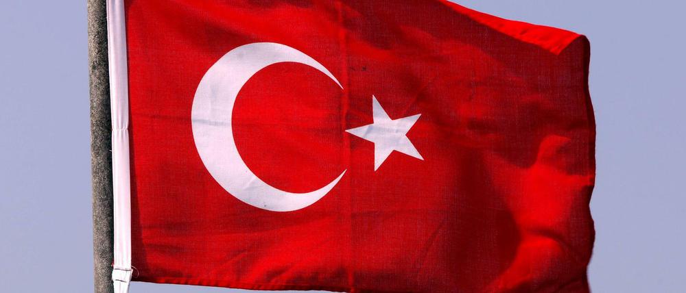 Die türkische Nationalfahne.