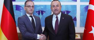 Mevlut Cavusoglu traf Außenminister Heiko Maas in Ankara.