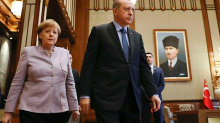 Der Besuch von Angela Merkel bei Recep Tayyip Erdogan am Donnerstag wurde intensiv verfolgt.