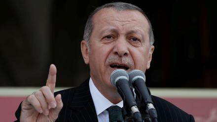 Der türkische Präsident Erdogan bei einem Auftritt in Istanbul.