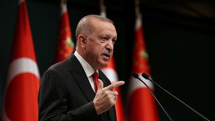 Der türkische Präsident Recep Tayyip Erdogan provoziert mal wieder.