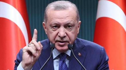Der türkische Präsident Recep Tayyip Erdogan ist verärgert.