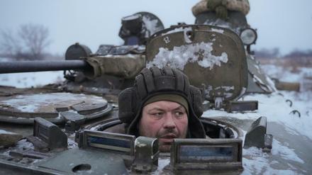 Ukrainische Soldaten in Luhansk