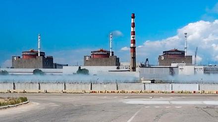Das von russischen Truppen besetzte ukrainische Atomkraftwerk Saporischschja war kurzzeitig vom ukrainischen Stromnetz getrennt (Archivbild).