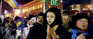 In Kiew werden am Sonntag wieder prowestliche Demonstrationen erwartet. Doch auch die Regierung will ihre Anhänger in der Hauptstadt versammeln.