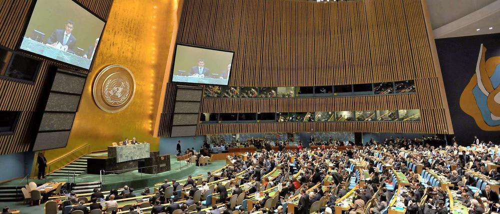 In New York wurde der Sicherheitsrat der Vereinten Nationen neu zusammengestellt. 