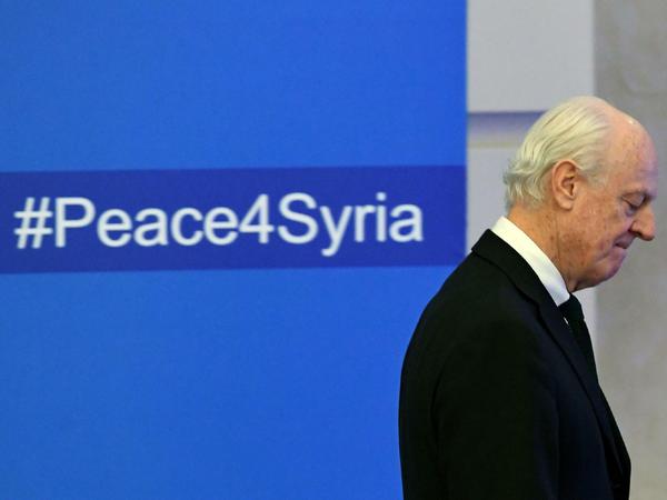 Frieden für Syrien? Seit vier Jahren versucht Staffan de Mistura zu vermitteln, ohne Erfolg
