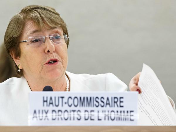 Michelle Bachelet hat am Montag ihr Amt als UN-Hochkommissarin für Menschenrechte angetreten.