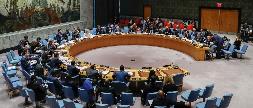 Der UN-Sicherheitsrat diskutiert über denKonflikt im Nahen Osten. 