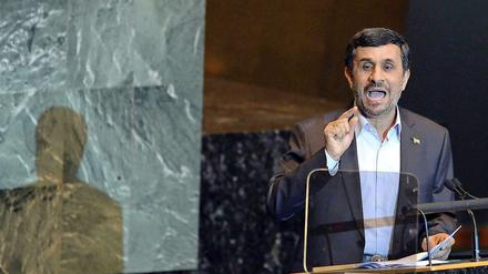 Irans Präsident Mahmud Ahmadinedschad sorgte wie letztes Jahr für einen Eklat: Er bezeichnete den Holocaust als Ausrede für Zahlungen an Israel. 