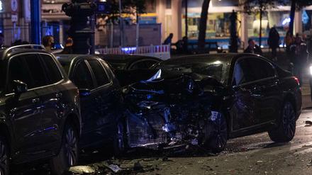 Der beschädigte BMW, der für den Unfall am Ku'damm gesorgt haben soll, war ein 500-PS-Auto.