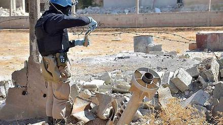 UN-Inspekteur sucht nach Spuren von Chemiewaffen in Syrien