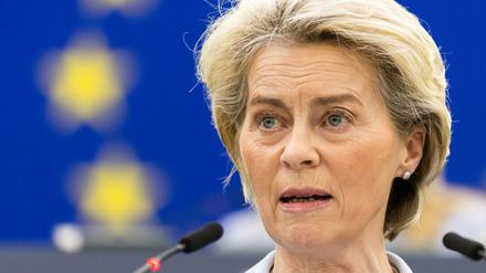 EU-Kommissionschefin Ursula von der Leyen hatte den Gas-Notfallplan in der vergangenen Woche vorgestellt.