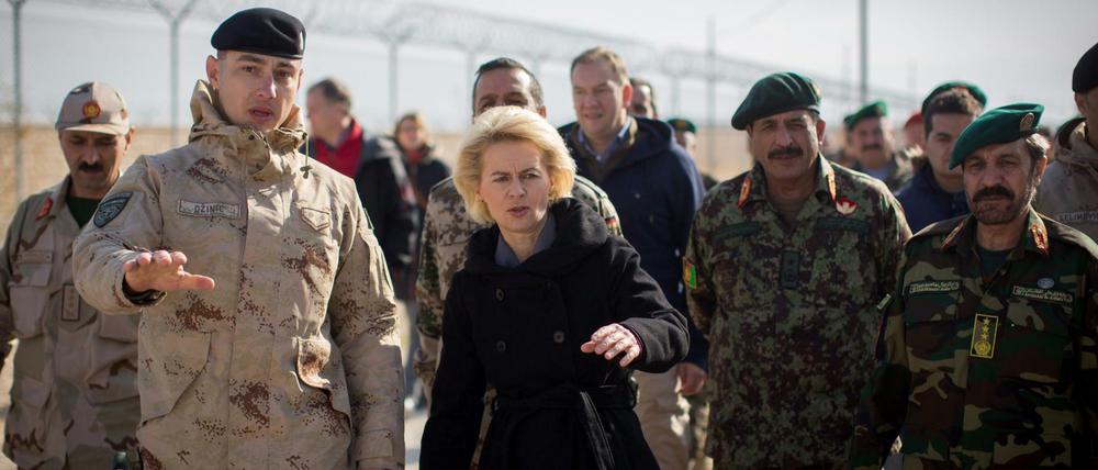 Ursula von der Leyen, hier bei einem Besuch in Afghanistan, sorgt sich um Libyen.