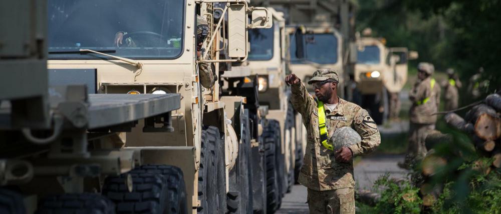 US-Präsident Trump plant nach Medienberichten einen drastischen Abbau der US-Truppen in Deutschland.