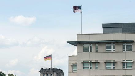 Die US-Botschaft in Berlin.