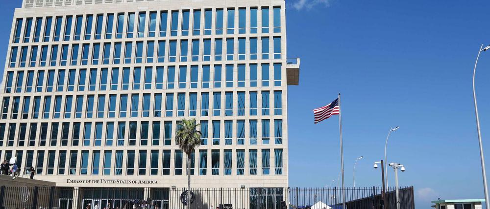 Die US-Botschaft in Kuba, aufgenommen am 14.08.2015 in Havanna (Kuba). 