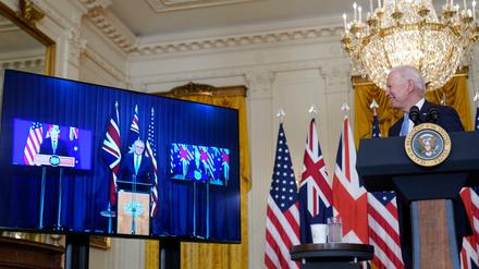 Gemeinsam mit Großbritannien will US-Präsident Biden einen Weg finden, damit Australien moderne U-Boote erhalte. 