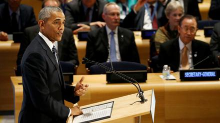 Der Gipfel müsse der Beginn einer neuen, weltweiten Bewegung sein, sagte Barack Obama.