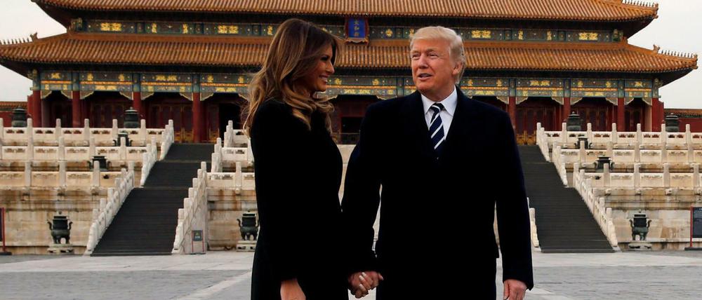 Während seines Asienbesuchs besichtigte der US-Präsident auch die verbotene Stadt. In Südkorea zeigte er sich erstaunlich bedacht.
