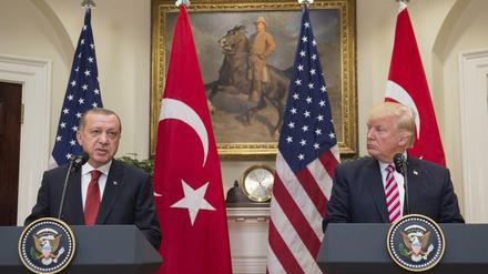Lieblingsfeinde der deutschen Doppelmoral: US-Präsident Donald Trump und der türkische Präsident Recep Tayyip Erdogan. 