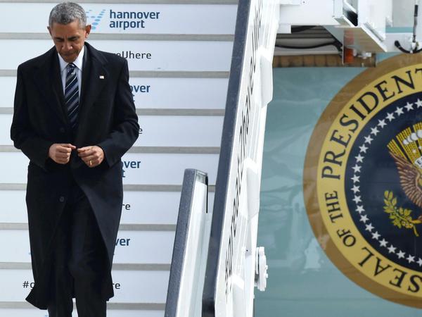 Wohl zum letzten Mal auf Deutschland-Besuch: US-Präsident Barack Obama