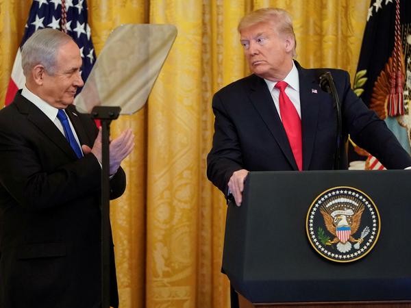 Bild der Vergangenheit. Israels Premier Netanjahu wusste Trump in Sachen Iran an seiner Seite.