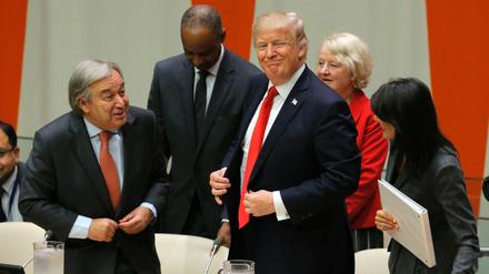 US-Präsident Donald Trump bei den Vereinten Nationen in New York.