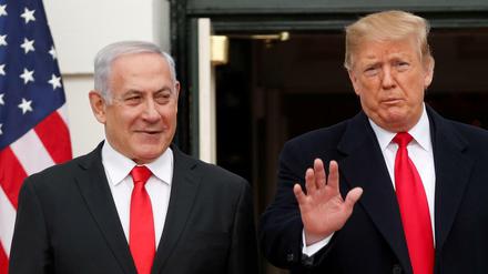 Der israelische Ministerpräsident Benjamin Netanjahu zu Besuch bei US-Präsident Donald Trump. 