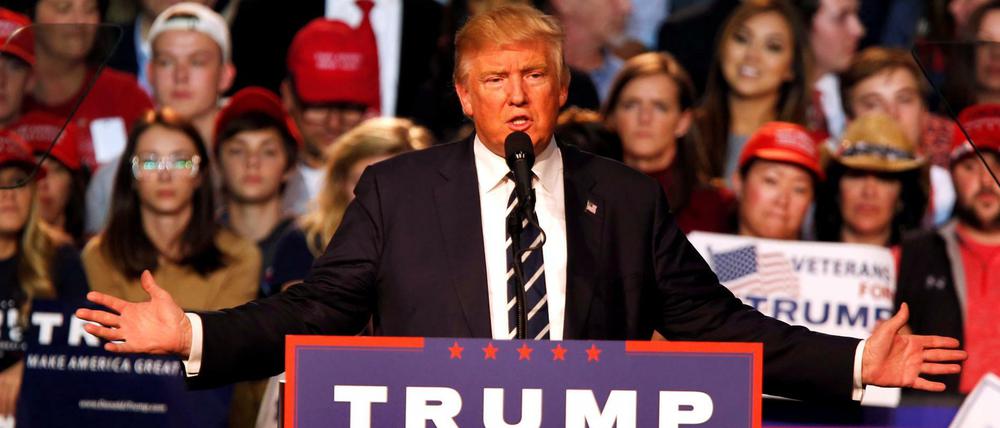 Bei seiner Abschlusskundgebung in Grand Rapids war Trump noch Außenseiter - jetzt deutet alles auf einen Wahlsieg hin