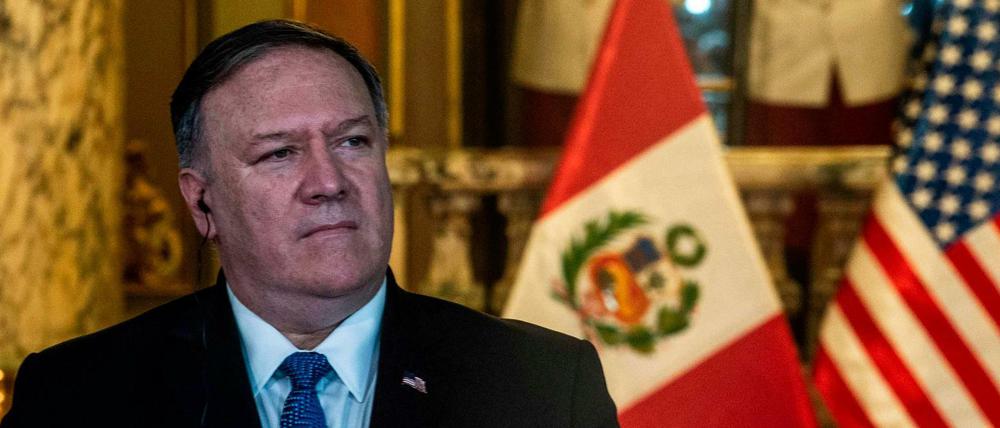 US-Außenminister Mike Pompeo in Lima. 