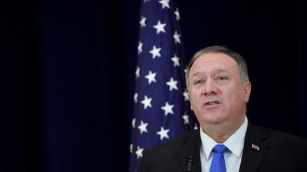 US-Außenminister Mike Pompeo bleibt in Washington, um die Geschehnisse im Irak im Blick zu behalten.