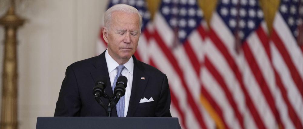 Joe Biden wird für seinen Truppenabzug aus Afghanistan scharf attackiert.