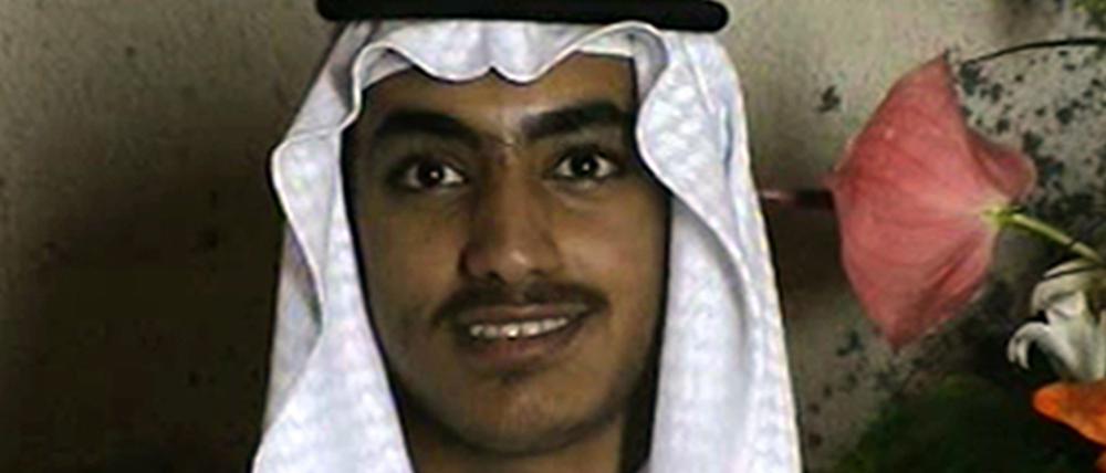 Ein von der CIA veröffentlichtes Videostandbild zeigt Hamza bin Laden, den Sohn des 2011 getöteten Al-Kaida-Chefs Osama bin Laden, bei seiner Hochzeit. 