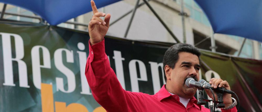 Präsident Nicolas Maduro sucht Verbündete in anderen ölproduzierenden Ländern.